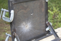 Ballistic-test-AP-and-ball-projos-on-armor-plate-Range-3