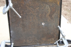 Ballistic-test-AP-projo-on-armor-plate-Range-3