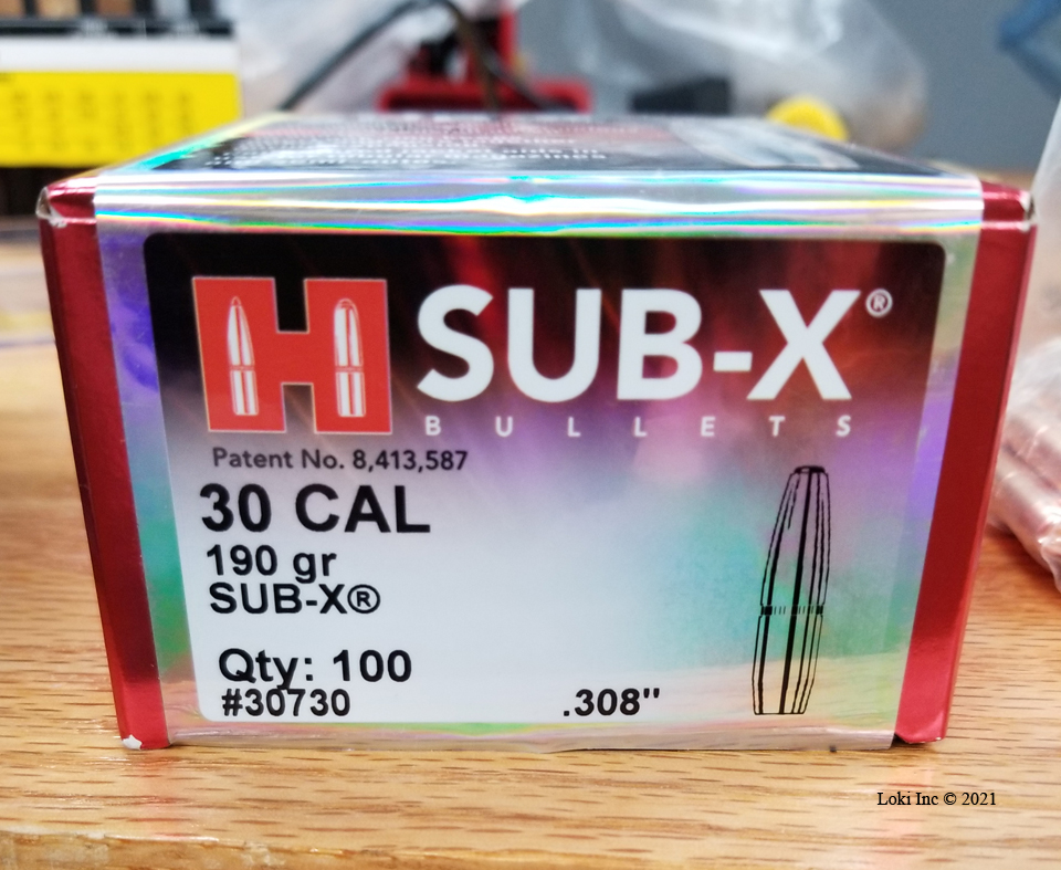 Hornady Sub-X® bullets details
