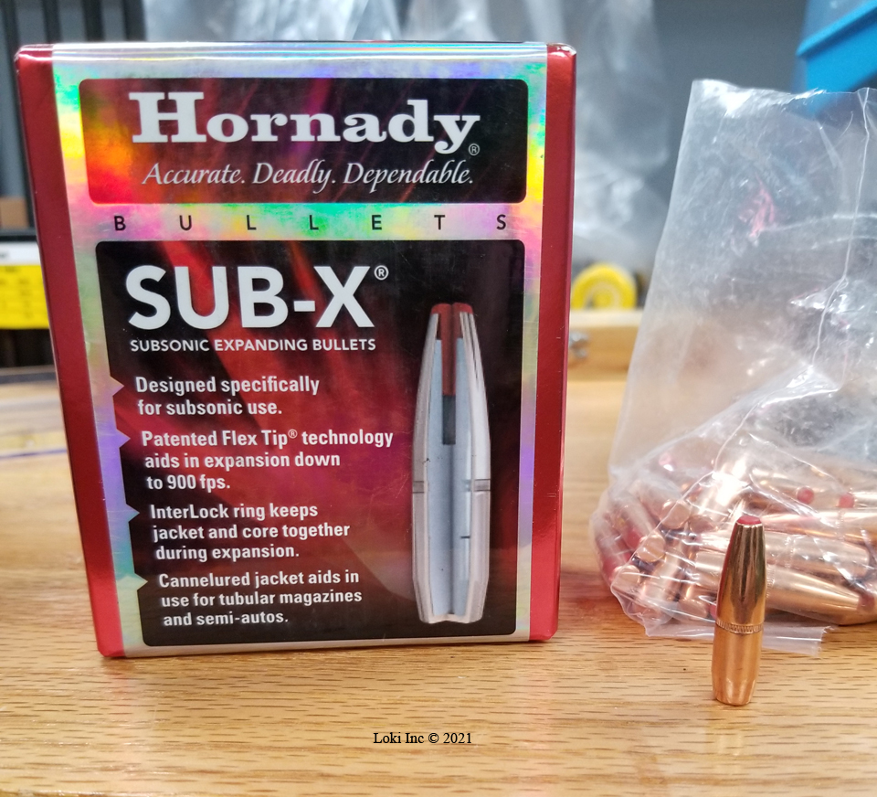 Hornady Sub-X® bullets