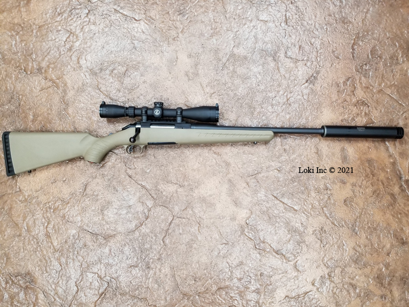 “Ruger American Ranch Rifle suppressed