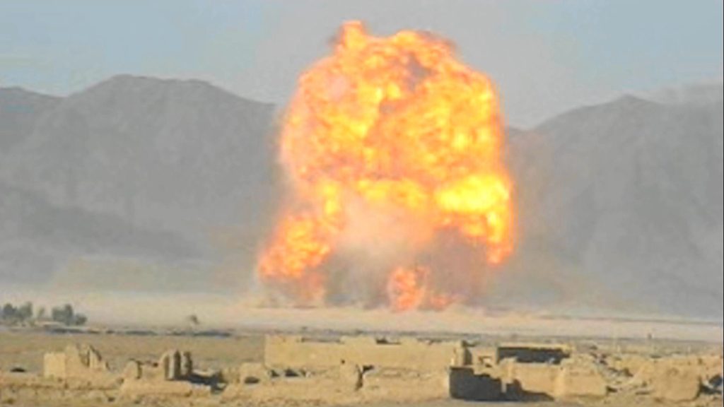 350000 pound Explosives Detonation
