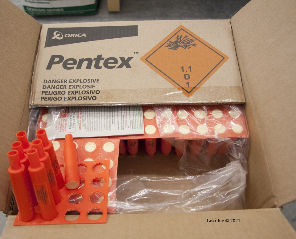 20 gram Pentolite (PETN + TNT) High Explosive Boosters